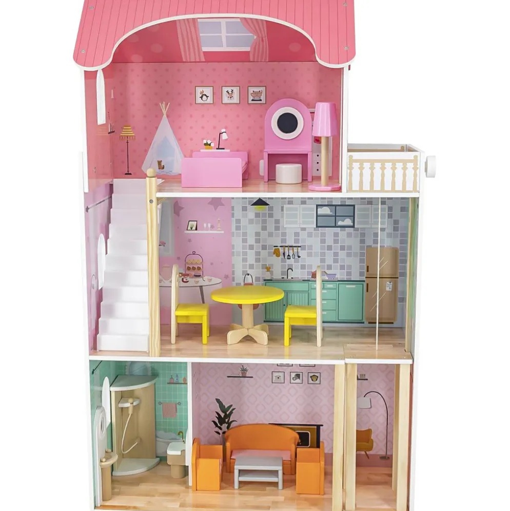 VIGA dockhus, stl. 73x113x30 cm, 14 delar/ 1 st.