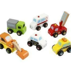 VIGA minibilar, stl. 7-9 cm, 6 delar/ 1 förp.