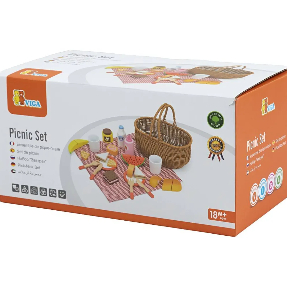 VIGA picknickset, H: 23 cm, L: 25 cm, B: 14,5 cm, 30 delar/ 1 förp.