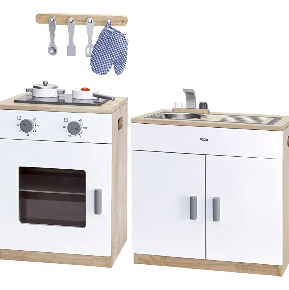 VIGA spis och diskbänk, H: 55 cm, D: 36, B: 40x65 cm, 2 delar/ 1 set