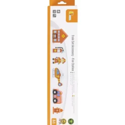 VIGA tågbana tillbehör, Brandstation, 6 delar/ 1 set