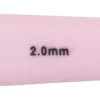 Virknål, nr. 2, L: 13,3 cm, stl. 2 mm, röd, 1 st.
