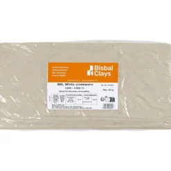 Vitbrännande stengods, 10 kg/ 1 förp.