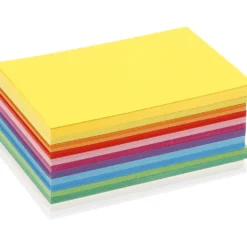 Vårkartong, A6, ark 105x148 mm, 180 g, mixade färger, 120 mix. ark/ 1 förp.
