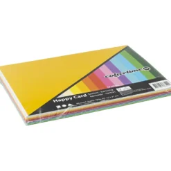 Vårkartong, A5, ark 148x210 mm, 180 g, mixade färger, 60 mix. ark/ 1 förp.