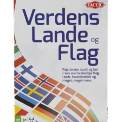 Världens länder och flaggor, DK, 1 set, Dansk text