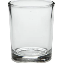 Värmeljusstakar, H: 6,5 cm, Dia. 4,5-5,5 cm, 120 ml, 12 st./ 1 förp.
