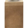 Värmeljusstake, H: 10 cm, stl. 7x7 cm, 1 st.