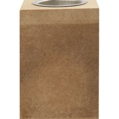 Värmeljusstake, H: 10 cm, stl. 7x7 cm, 1 st.