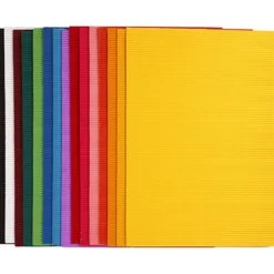 Wellpapp, ark 25x35 cm, 80 g, 15 mix. ark/ 1 förp.
