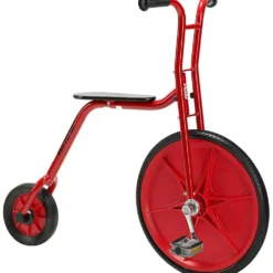 Winther Viking velocipedcykel, H: 91 cm, L: 101 cm, B: 49 cm, stor, röd, 1 st.