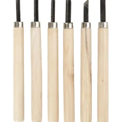 Wood Carving set, 6 st./ 1 förp.