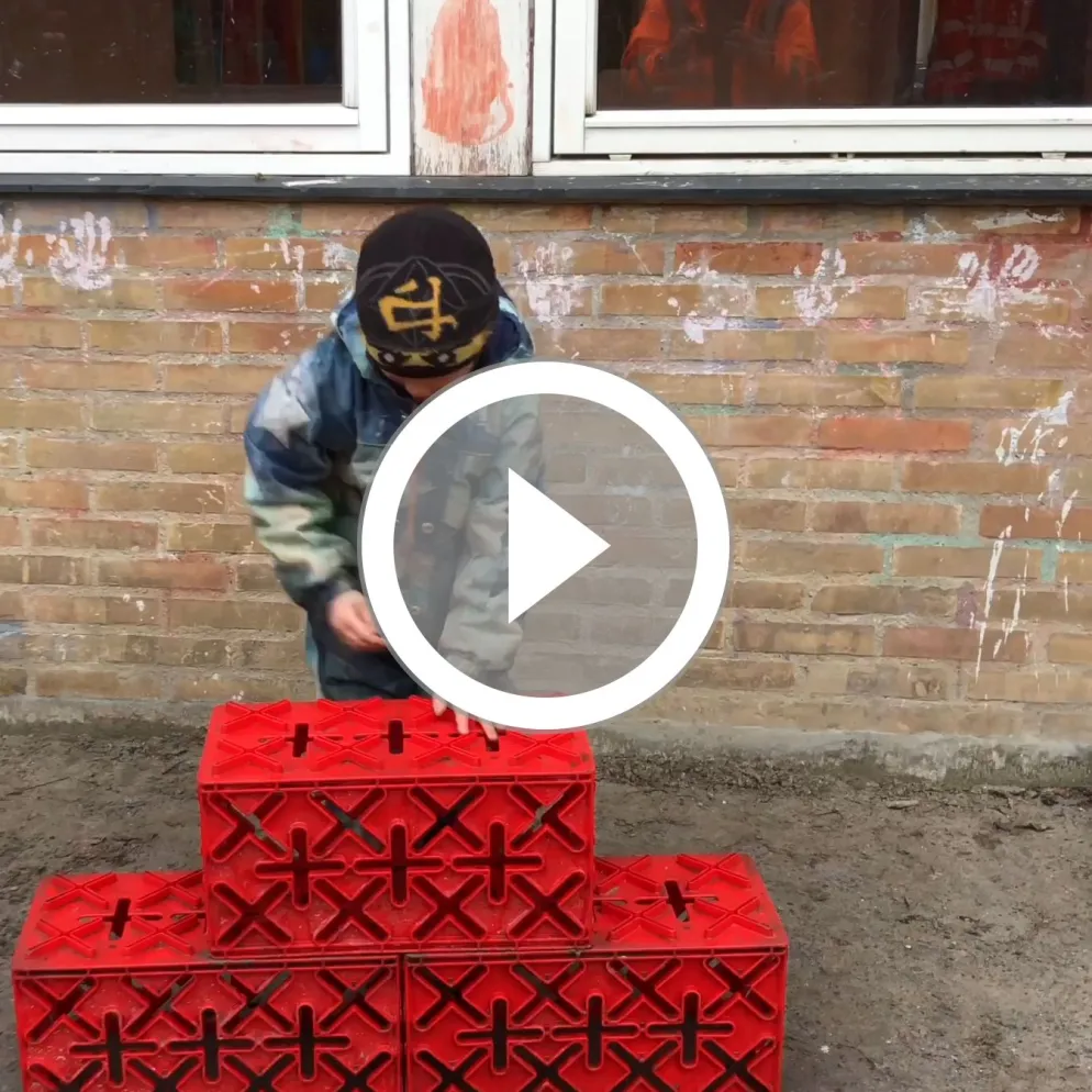 X Block, samlingsdelar, stl. 22,5x11,5x3 cm, 10 st./ 1 set