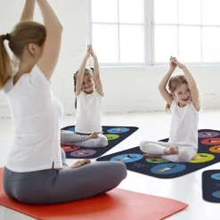 Yogamatta för barn, H: 2 mm, stl. 150x100 cm, 1 st.