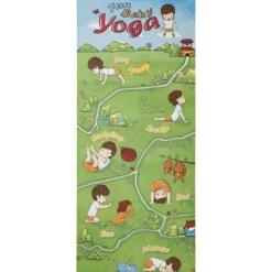 Yogamatta för barn, stl. 145x61x0,6 cm, 5 st./ 1 förp.